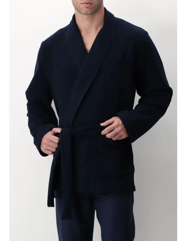 PEROFIL giacca da camera uomo invernale sciallata in pile art P3V5009