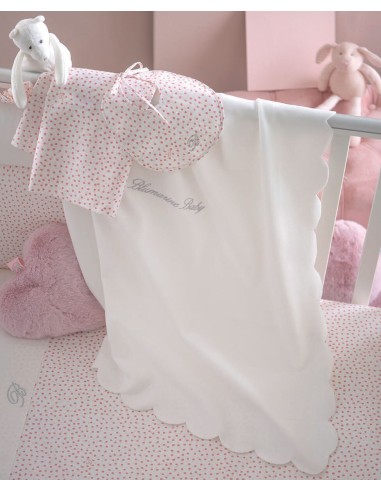 BLUMARINE BABY copertina neonato in pile ARCHETTO