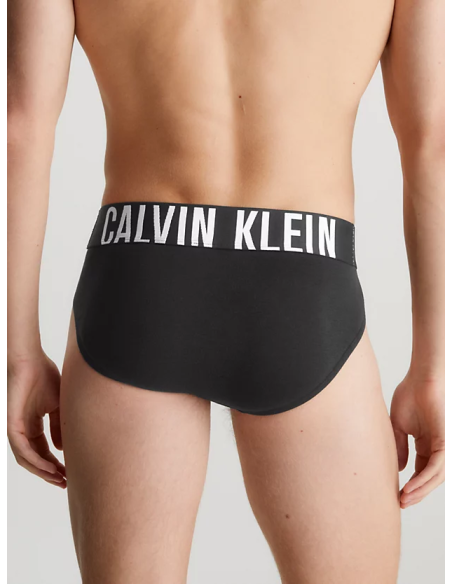 Slip Basic Tripack Uomo Calvin Klein in Cotone Bianco