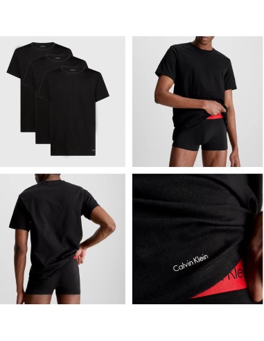 Calvin Klein T-Shirt Uomo Tri-Pack Cotton Classics